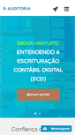 Mobile Screenshot of e-auditoria.com.br