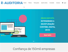 Tablet Screenshot of e-auditoria.com.br